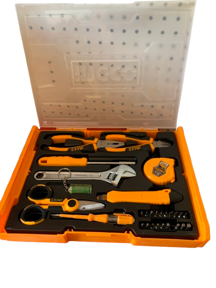 Caja de herramientas 11 piezas INGCO