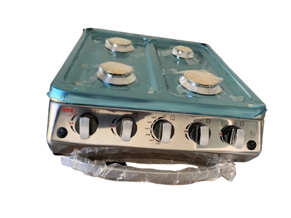 Estufa con horno ACERO INOXIDABLE