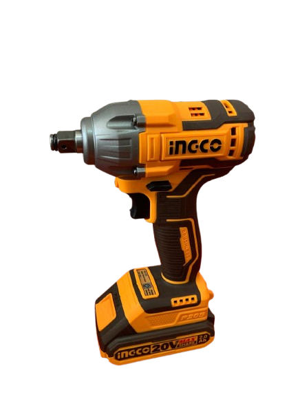 Pistola de Impacto inalámbrico INGCO + GRATIS LÁMPARA DE TRABAJO Y JUEGO DE COPAS