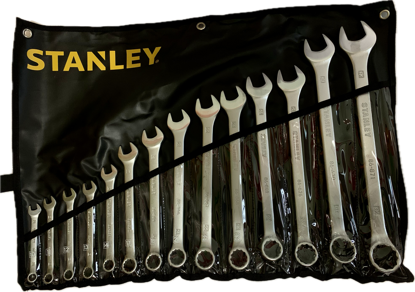 Juego de llaves STANLEY milimétricas 10mm - 32mm