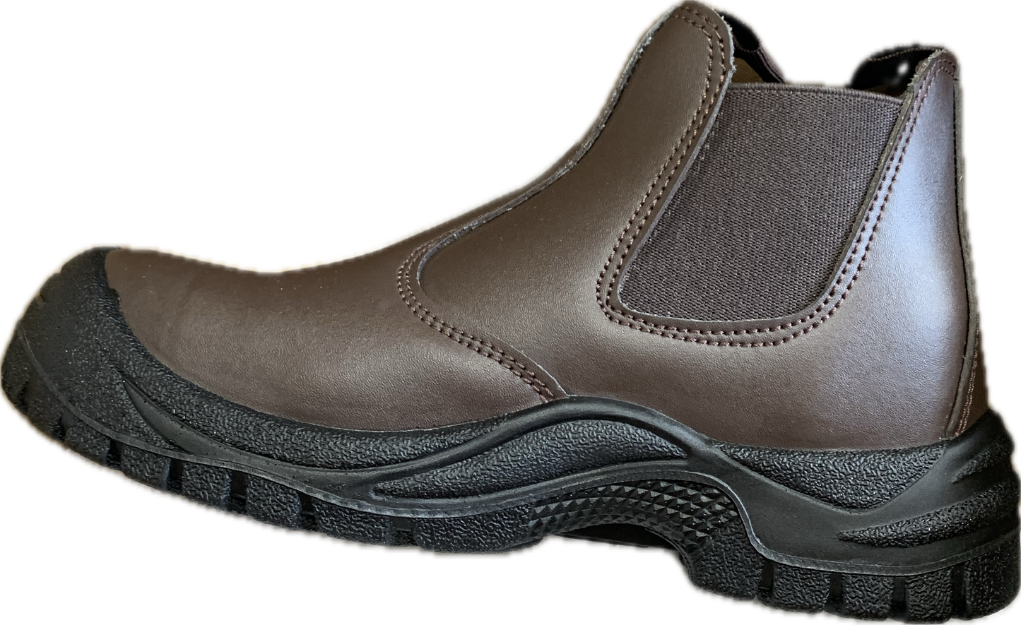 Bota de cuero con punta de acero
