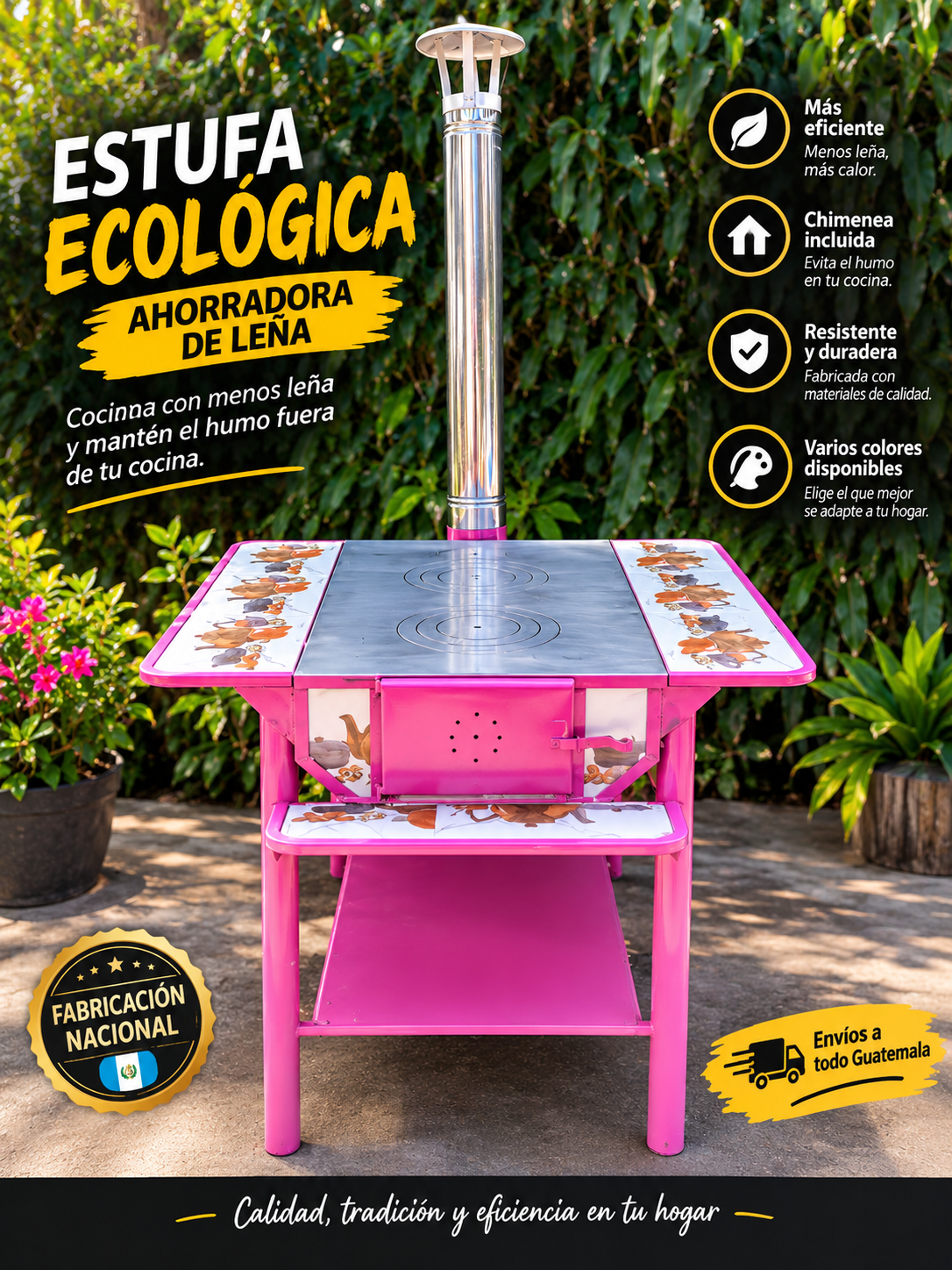 Estufas ahorradoras de leña