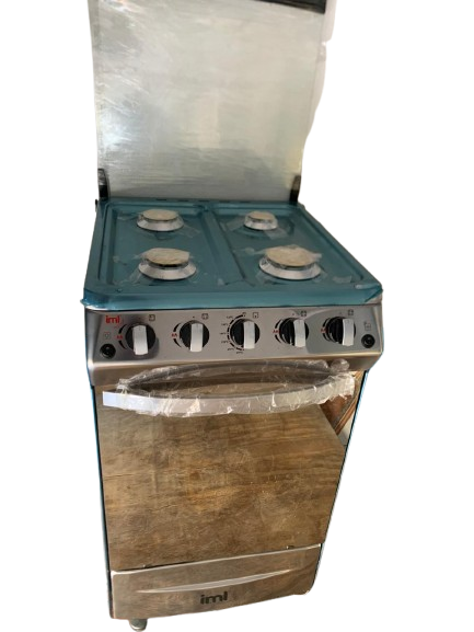 Estufa con horno ACERO INOXIDABLE