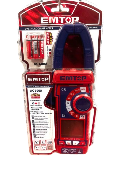 Amperimetro digital 600A EMTOP